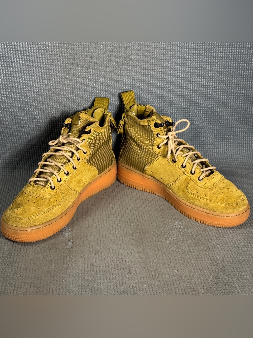 Nike SF Air Force 1 Mid Shoes Desert Moss Gum AJ0424-300 Sz 6Y Sz 7.5 Women - Picture 4 of 10